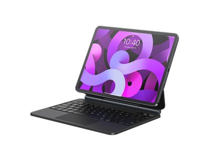 35383 baseus brilliance magneticky ochranny kryt s klavesnicou a digitalnym displejom arjk010216 ipad pro 12 9 2018 2020 2021 2022 siva