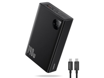 42264 baseus power bank adaman p10021508113 00 usb 2x type c 24000mah 140w pre iphone 13 14 15 macbook a dell cierna