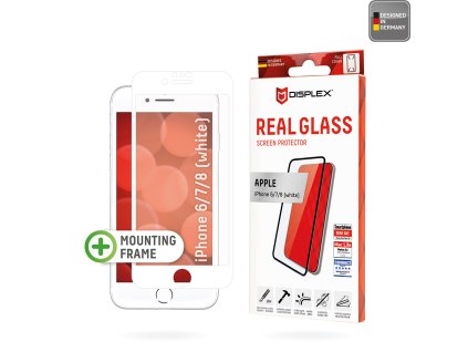 31150 displex premium sklo s plnym pokrytim iphone 6 6s 7 8 se 2 se 2020 se 3 se 2022 biela