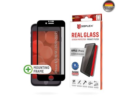 31207 displex privacy sklo s plnym pokrytim iphone 6 6s 7 8 se 2 se 2020 se 3 se 2022 cierna