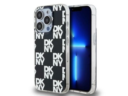 57639 dkny kryt iml checkered mono pattern pre iphone 15 pro max cierny