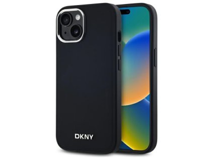 49335 dkny tvrdy obal plain logo magsafe dkhmp15spscmclk iphone 15 cierny
