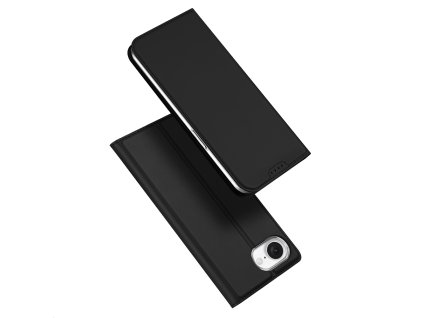 57453 dux ducis knizkove puzdro skin pro pre iphone 16e cierne