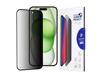 29059 dux ducis temperovane sklo privacy pre iphone 15 plus cierna