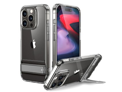 18112 esr air shield boost kickstand kryt na iphone 15 pro max transparentna