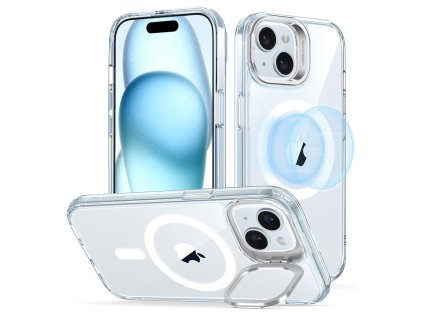 29719 esr classic hybrid halolock kickstand kryt pre iphone 15 plus transparentna modra