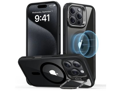 50739 esr classic hybrid halolock kickstand puzdro pre iphone 16 pro cire cierne