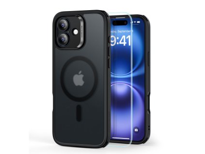 51180 esr classic hybrid halolock puzdro ochranne sklo pre iphone 16 matna cierna