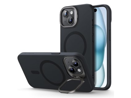 28891 esr cloud soft halolock kickstand kryt na iphone 15 plus cierna