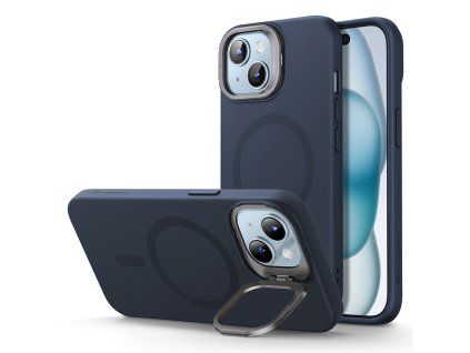 28894 esr cloud soft halolock kickstand kryt na iphone 15 plus tmavo modra