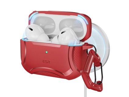49839 esr cyber armor tough case halolock puzdro pre apple airpods pro 1 2 cervene