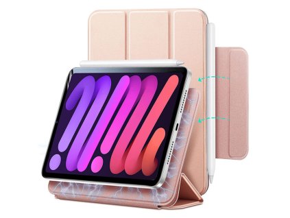 47286 esr rebound magnetic puzdro na ipad pro 11 2018 ipad air 4 5 11 2020 2022 2024 ruzovo zlata