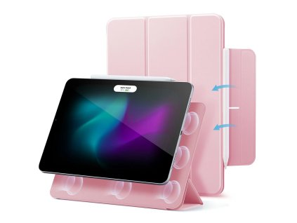 38435 esr rebound magnetic ochranne puzdro ipad air 13 2024 pro 12 9 2020 2021 2022 ruzove