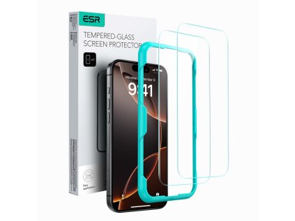 50943 esr tempered glass 2 ks tvrdene sklo pre iphone 16 pro cire