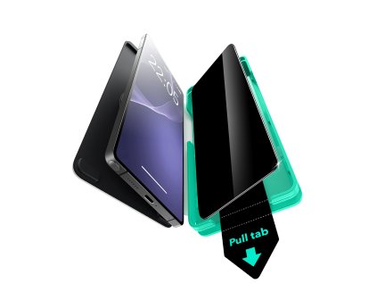 58368 esr tempered glass tvrdene sklo privacy pre samsung galaxy s25 ultra privatne