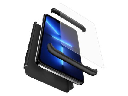 12688 gkk 360 puzdro ochranne sklo na displej iphone 13 pro max cierna