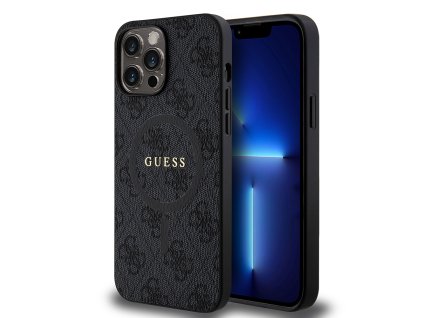 46671 guess 4g ring classic logo magsafe kryt na iphone 13 pro max guhmp13xg4gfrk cierny