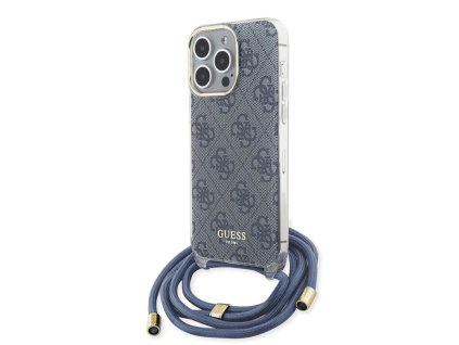 54936 guess crossbody cord 4g print guhcp15lhc4seb crossbody puzdro s remienkom a 4g vzorom pre iphone 15 pro modre