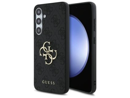 56511 guess hardcase 4g big logo guhcs24fe4gmggr ochranny kryt s velkym 4g logom pre samsung galaxy s24 fe sivy