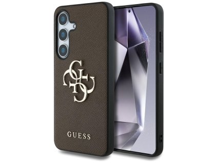 54657 guess hardcase 4g grained big and classic logo guhcs25mpgt4mbw kryt pre samsung galaxy s25 plus hnedy