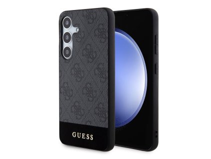 48072 guess hardcase 4g stripe collection guhcs24sg4glgr kryt na samsung galaxy s24 cierny