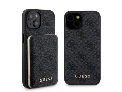 42468 guess hardcase powerbank magsafe gubpm5p15s4gemgk puzdro pre iphone 15 cierna