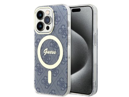 44490 guess iml 4g magsafe kryt na iphone 15 pro guhmp15lh4stb modry