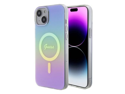 44316 guess iml duhovy kryt s magsafe na iphone 15 guhmp15shitsu fialovy