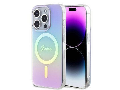 44331 guess iml duhovy kryt s magsafe na iphone 15 pro guhmp15lhitsu fialovy