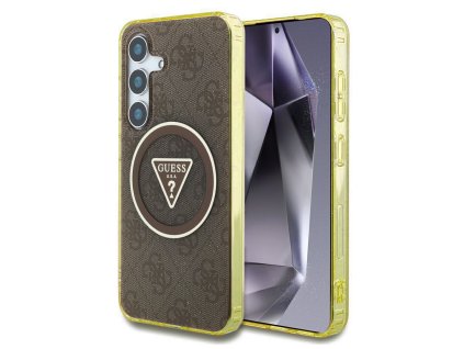 54771 1 guess iml metal glitter 4g circle triangle magsafe guhms25shg4prtgw kryt pre samsung galaxy s25 hnedy
