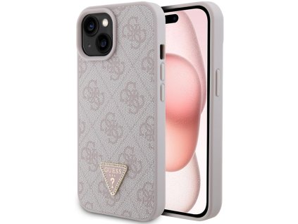 44727 guess kozeny kryt 4g triangle strass na iphone 15 guhcp15sp4tdpp ruzovy