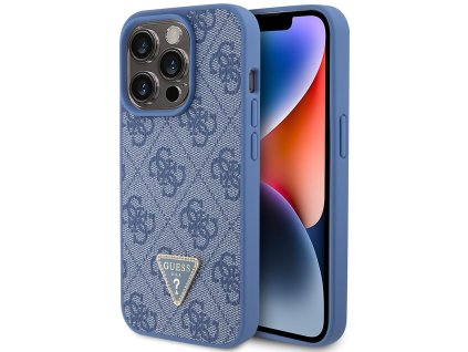 44721 guess kozeny kryt 4g triangle strass na iphone 15 pro max guhcp15xp4tdpb modry