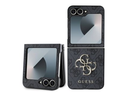 49020 guess kozeny obal 4g metal logo guhczf64gmggr samsung galaxy z flip6 cierny