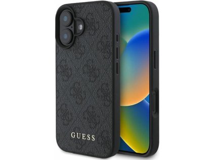 46005 guess pevny kryt 4g classic na iphone 16 plus guhcp16mg4gfgr cierny