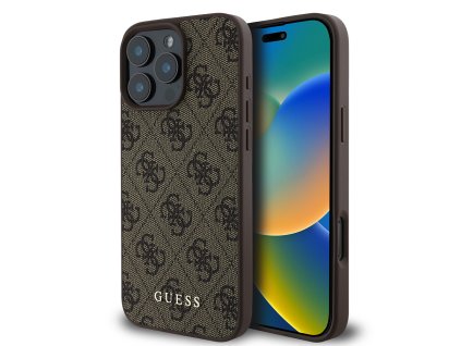 44871 guess pevny kryt 4g classic na iphone 16 pro max guhcp16xg4gfbr hnedy