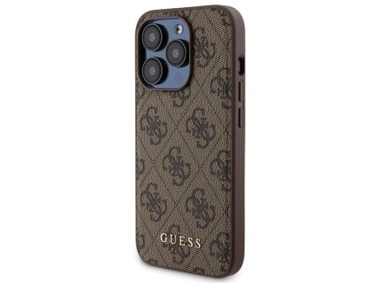 45219 7 guess pevny kryt 4g charms collection na iphone 15 pro guhcp15lgf4gbr hnedy