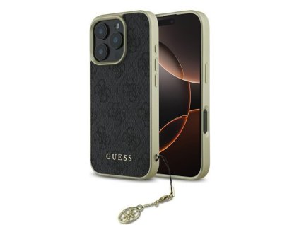 46710 guess pevny kryt 4g charms collection na iphone 16 pro max guhcp16xgf4ggr cierny