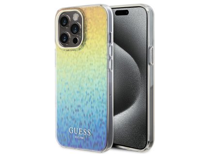 45003 guess pevny kryt iml faceted mirror disco iridescent na iphone 15 pro guhcp15lhdecmi viacfarebny