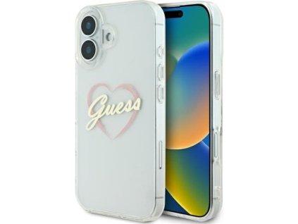 46002 guess pevny kryt iml heart na iphone 16 plus guhcp16mhchgspt priehladny