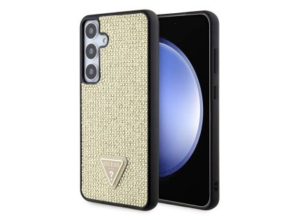 48030 guess rhinestone triangle guhcs24mhdgppd kryt na samsung galaxy s24 plus zlaty