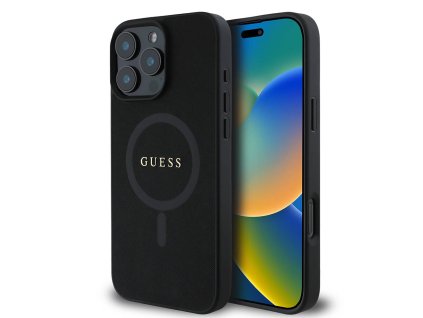 44604 guess saffiano classic logo magsafe kryt na iphone 16 pro max guhmp16xpsahmck cierny
