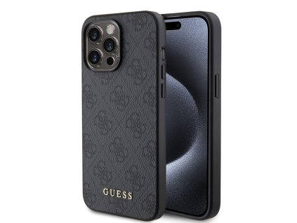 49035 guess tvrdy obal 4g metal gold logo guhcp15xg4gfgr iphone 15 pro max sivy