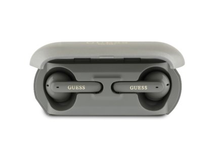 52092 guess wireless earbuds elongated metallic printed logo gutwsc2mcdse bezdrotove tws sluchadla in ear bluetooth 5 3 ipx6 usb c sive