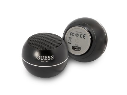 49377 guess wireless mini speaker bezdrotovy reproduktor guwsalgek bluetooth 5 0 3w 300mah 4h cierny