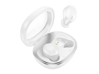 17713 hoco bezdrotove sluchadla eq3 tws bluetooth 5 3 led digitalny displej biela