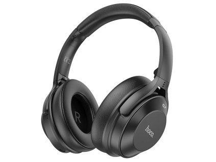 40979 hoco bezdrotove sluchadla w37 bluetooth 5 3 aktivne potlacenie hluku multipoint hlboka cierna