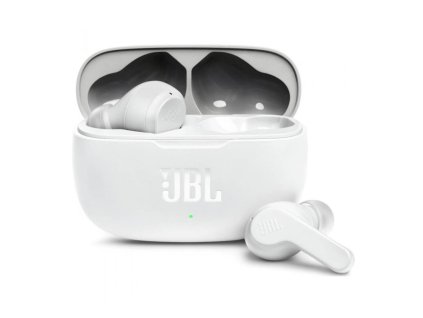 38117 jbl bezdrotove sluchadla wave 200 bluetooth 5 0 true wireless mikrofon hlasovy asistent siri biele