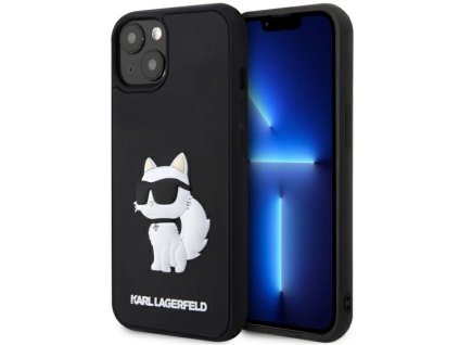 45633 karl lagerfeld 3d design kryt na iphone 14 plus klhcp14m3drkhnk rubber choupette
