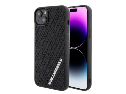 45645 karl lagerfeld 3d design kryt na iphone 15 plus klhcp15m3dmkrlk gumovy kryt s multi logom