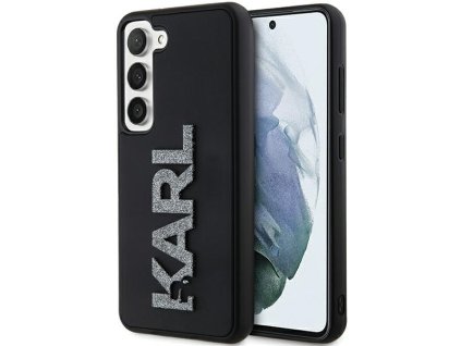 48129 karl lagerfeld 3d dizajn klhcs23m3dmbkck kryt na samsung galaxy s23 plus gumene trblietave logo
